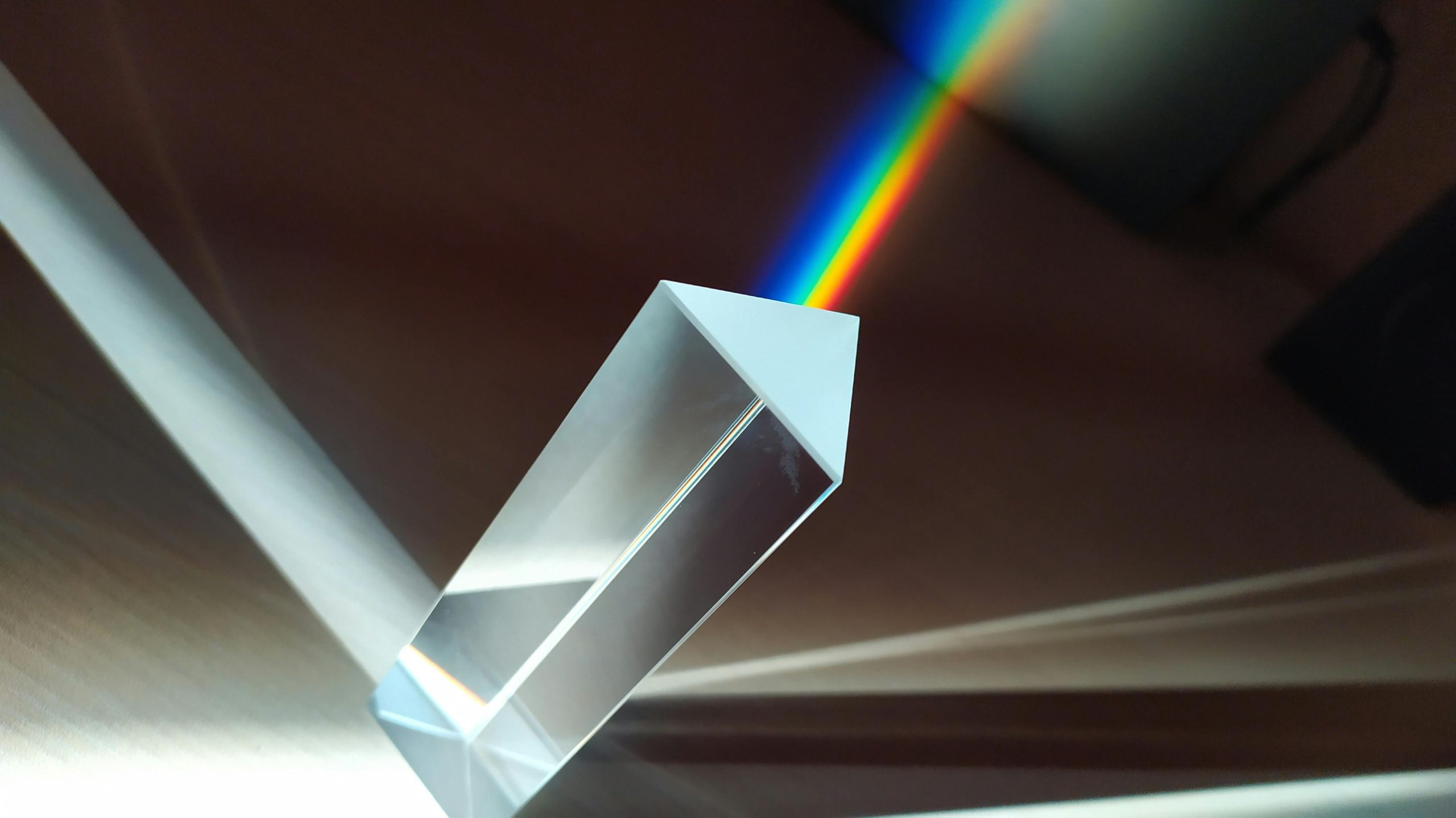 Optical glass triangular prism
